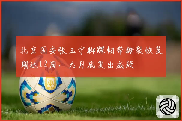 北京国安张玉宁脚踝韧带撕裂恢复期达12周，九月底复出成疑
